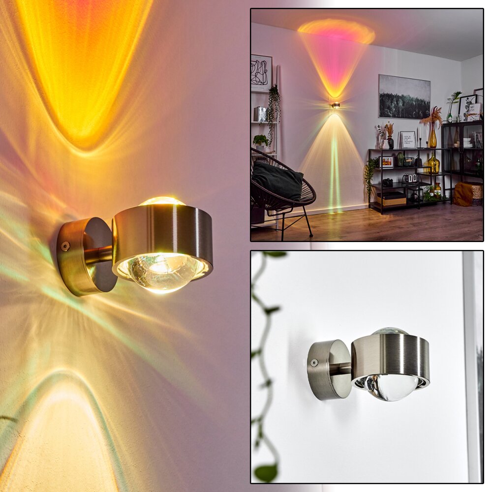 Sapri Wandleuchte Nickel-Matt, 1-flammig main product photo