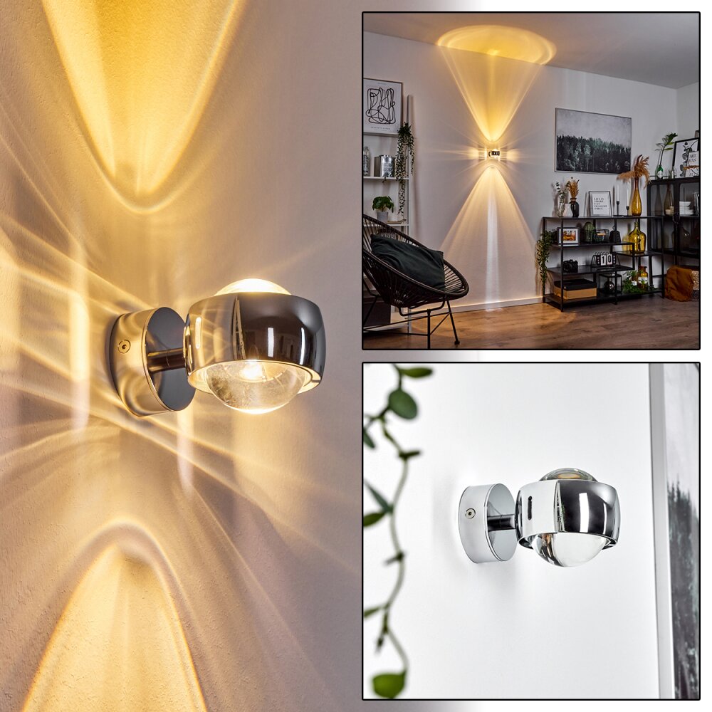 Sapri Wandleuchte Chrom, 1-flammig main product photo