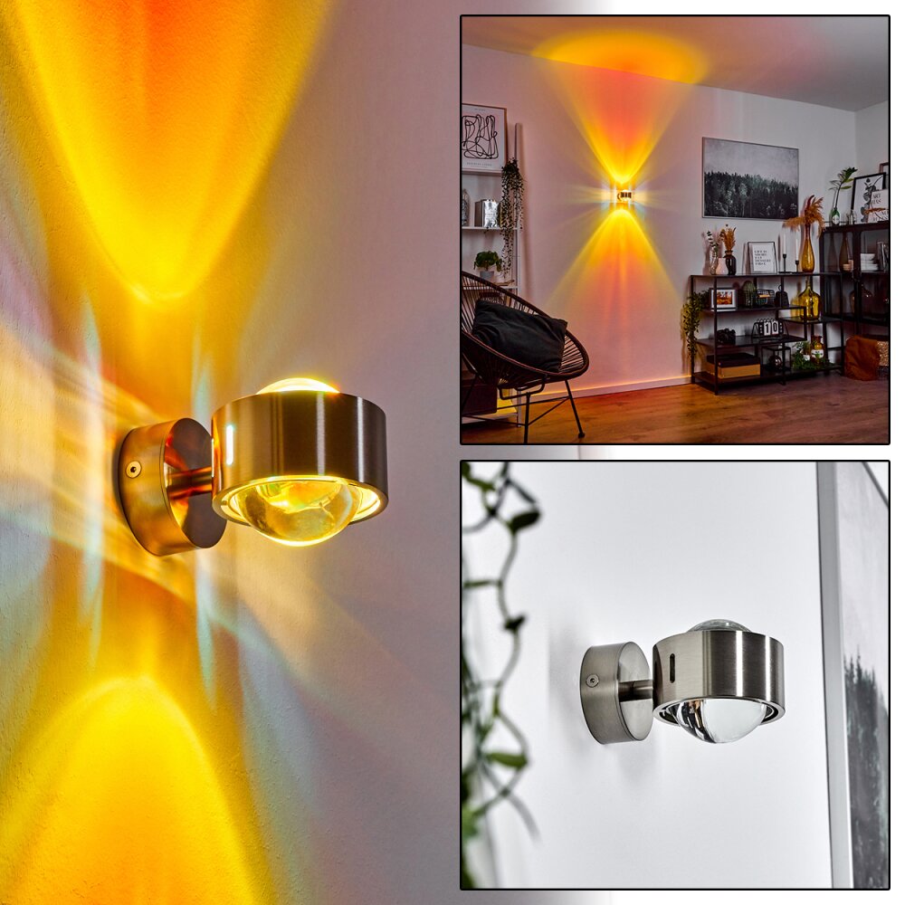 Sapri Wandleuchte Nickel-Matt, 1-flammig main product photo