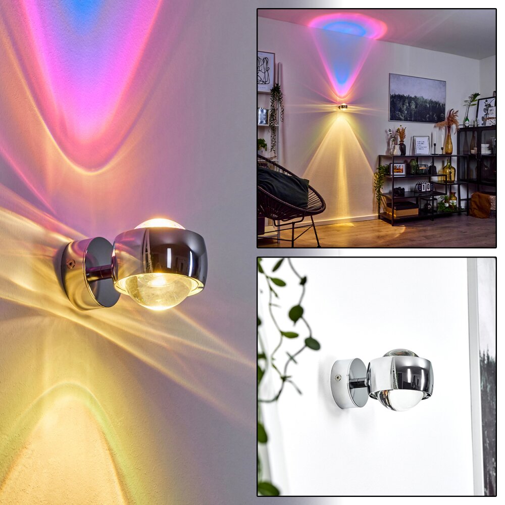 Sapri Wandleuchte Chrom, 1-flammig main product photo