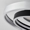 Golega Deckenleuchte LED Aluminium, Schwarz, 1-flammig