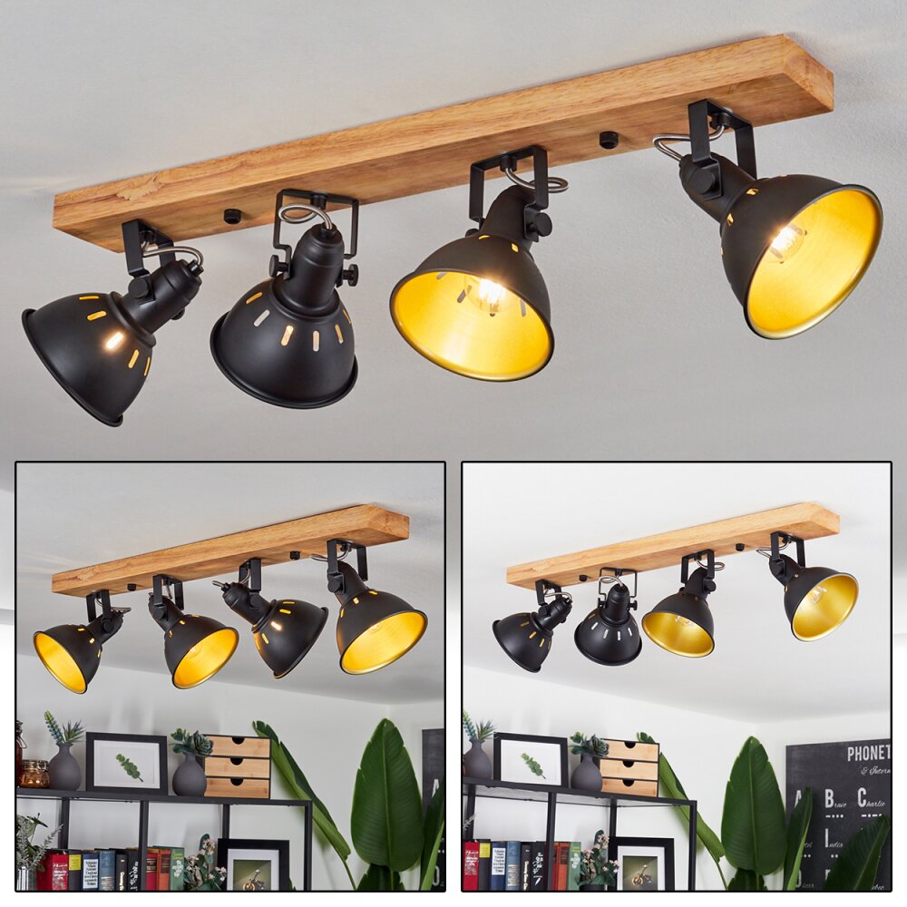 Tina Deckenleuchte Braun, Schwarz, 4-flammig main product photo