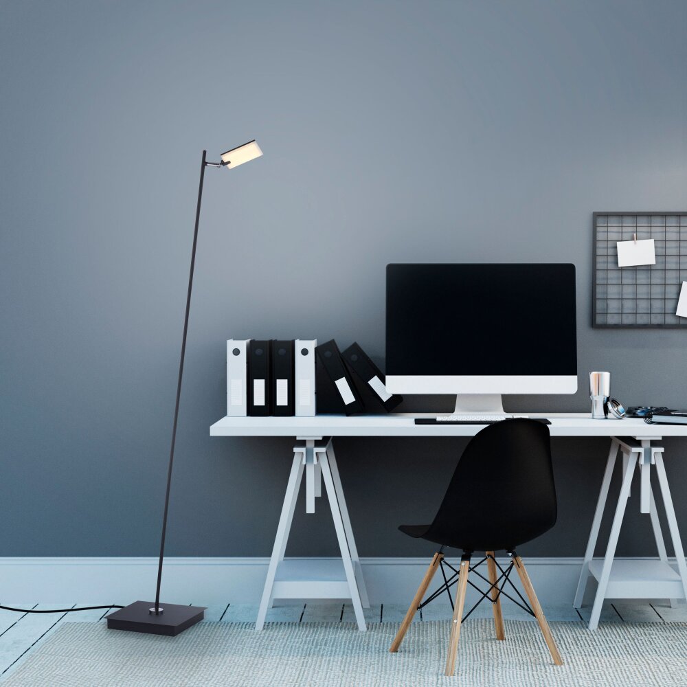 Paul Neuhaus PURE-MIRA Stehleuchte LED Schwarz, 1-flammig, Fernbedienung main product photo