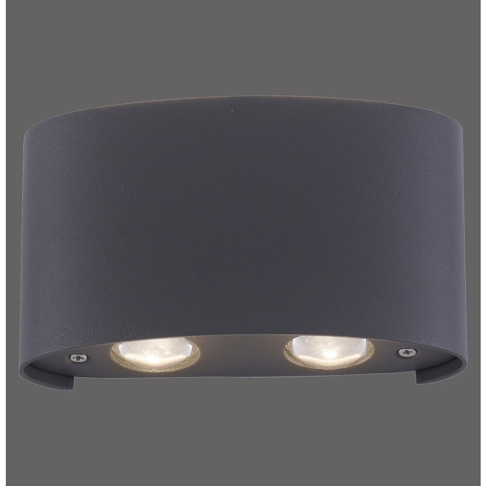 Paul Neuhaus CARLO Wandleuchte LED Anthrazit, 4-flammig