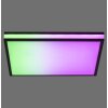 Leuchten Direkt MARIO BLACK Deckenleuchte LED Schwarz, 1-flammig, Fernbedienung, Farbwechsler