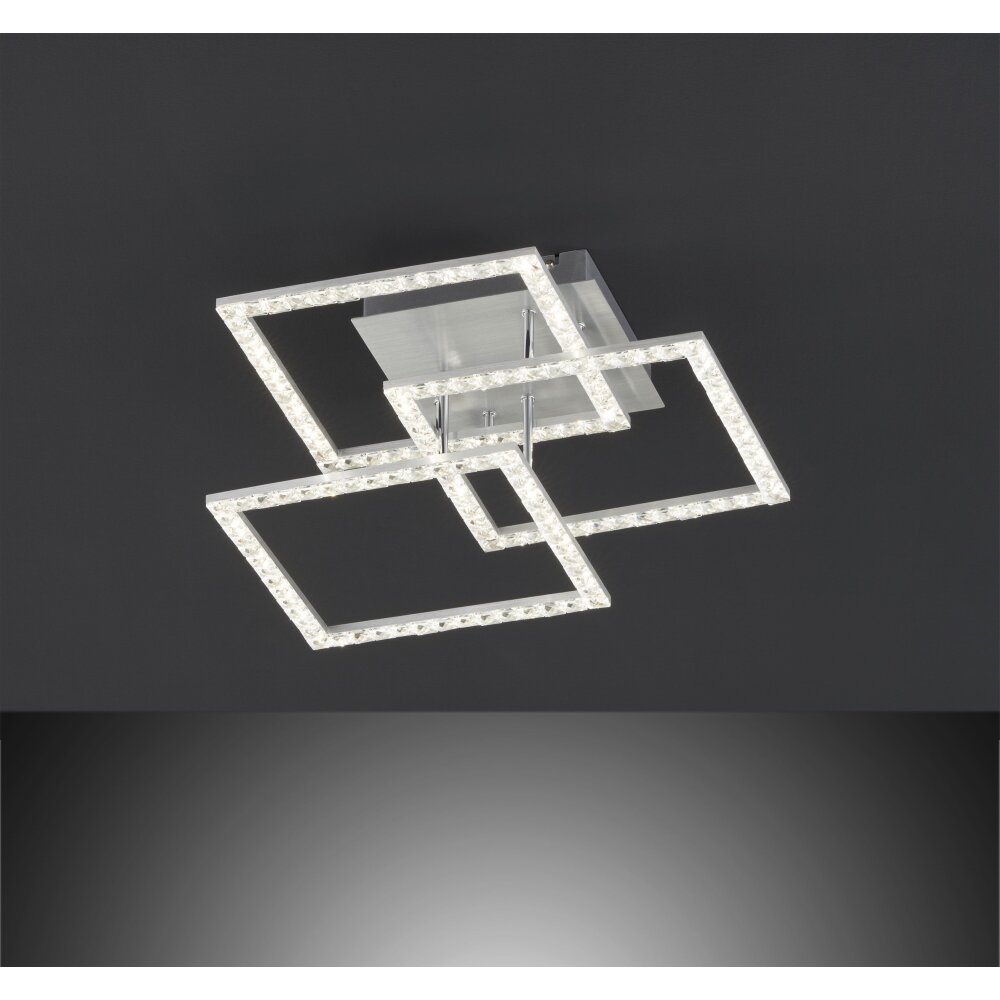 Wofi Leuchten MARY Deckenleuchte LED Aluminium gebürstet, 3-flammig main product photo