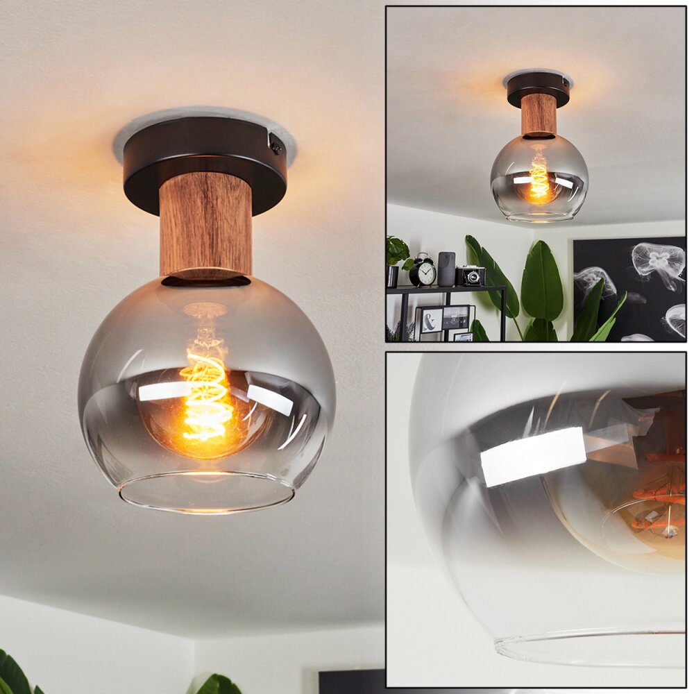 Vouhet Deckenleuchte Klar, Rauchfarben, 1-flammig main product photo