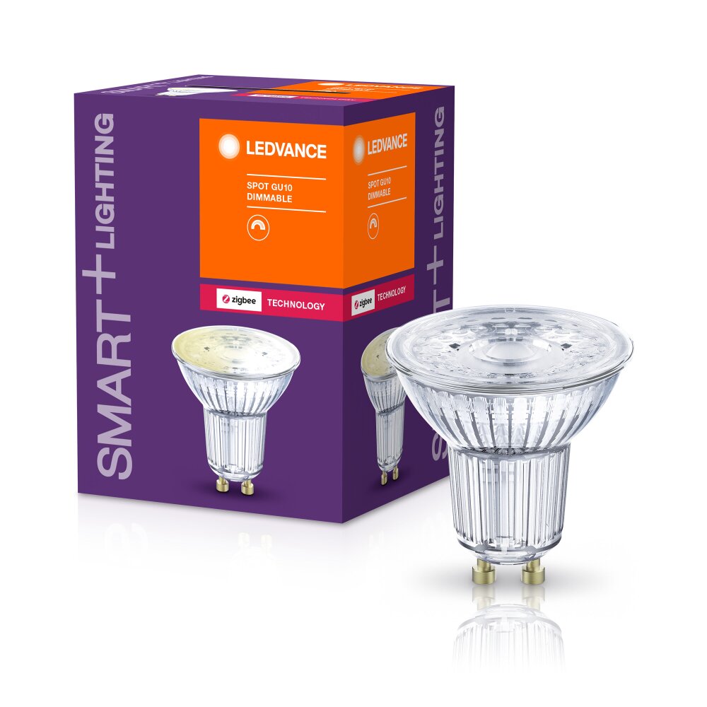 LEDVANCE SMART+ LED GU10 4,7 Watt 2700 Kelvin 350 Lumen main product photo