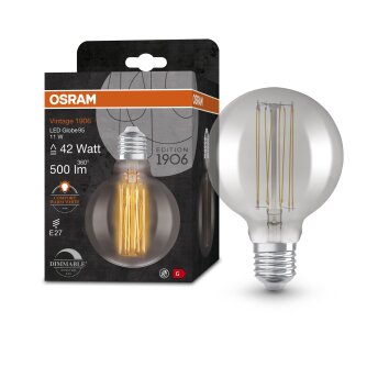 OSRAM Vintage 1906® LED E27 11 Watt 1800 Kelvin 500 Lumen