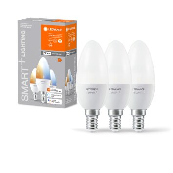 LEDVANCE SMART+ WiFi 3er Set LED E14 4,9 Watt 2700-6500 Kelvin 470 Lumen