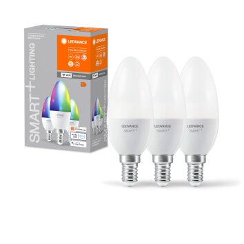 LEDVANCE SMART+ WiFi 3er Set LED E14 4,9 Watt 2700-6500 Kelvin 470 Lumen