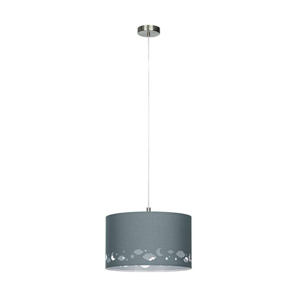 Eglo ESTUBENY Hängeleuchte Nickel-Matt, 1-flammig main product photo