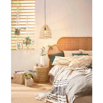 Eglo AYESGARTH Hängeleuchte Schwarz, 1-flammig