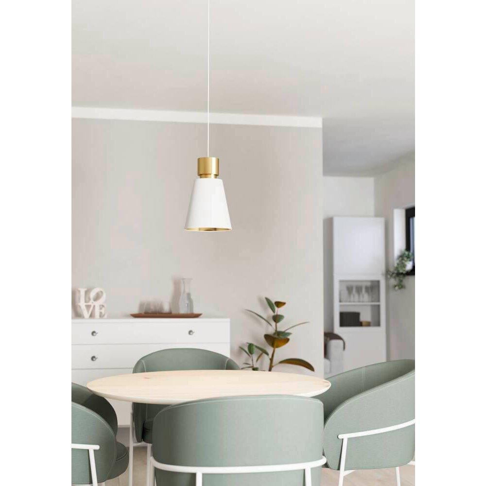 Eglo AGLIENTINA Hängeleuchte Messing, 1-flammig main product photo