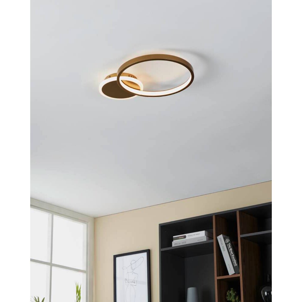 Eglo GAFARES Deckenleuchte LED Gold, Weiß, 1-flammig main product photo
