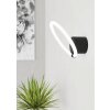 Eglo CARANACOA Wandleuchte LED Schwarz, 1-flammig