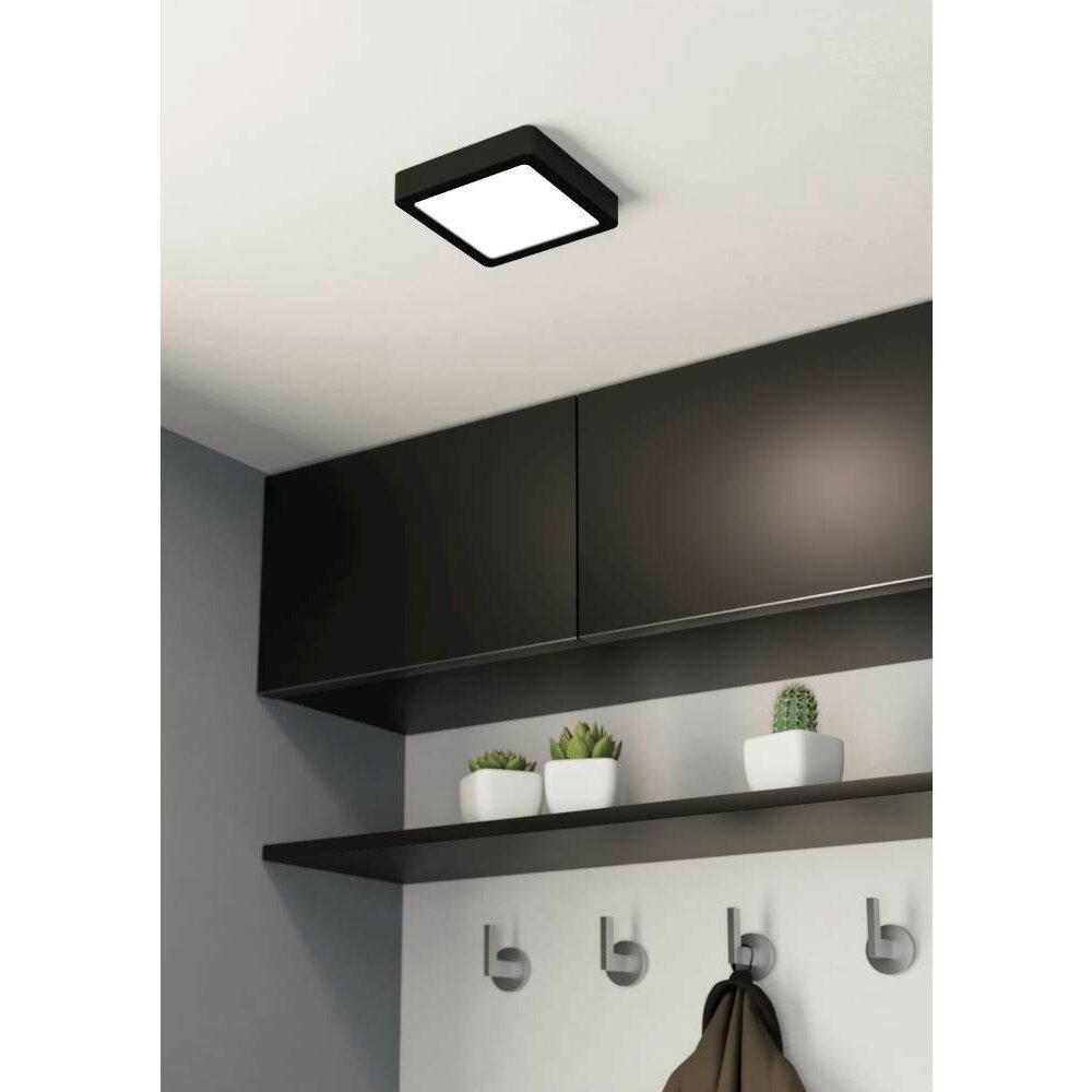 Eglo FUEVA Deckenleuchte LED Schwarz, 1-flammig main product photo