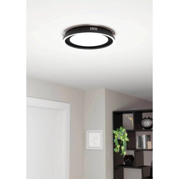 Eglo CALAGRANO Deckenleuchte LED Schwarz, 2-flammig, Fernbedienung Eglo CALAGRANO Deckenleuchte LED Schwarz, 2-flammig, Fernbedienung