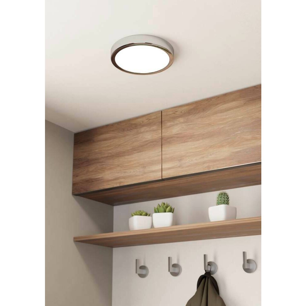 Eglo FUEVA Deckenleuchte LED Chrom, 1-flammig main product photo