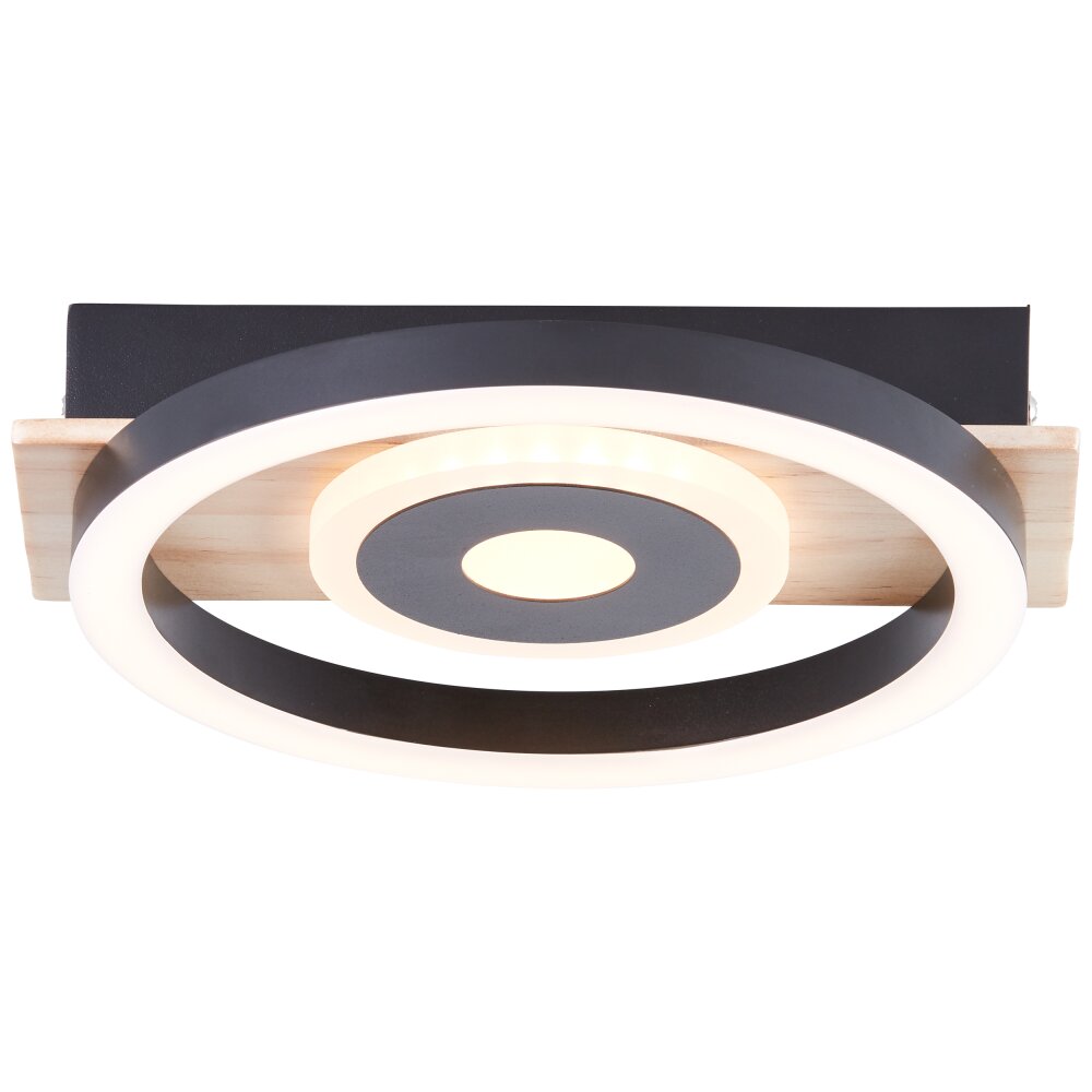 Brilliant Maureen Deckenleuchte LED Naturfarben, Schwarz, Weiß, 1-flammig main product photo