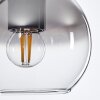 Koyoto Hängeleuchte Glas 15 cm Klar, Rauchfarben, 4-flammig
