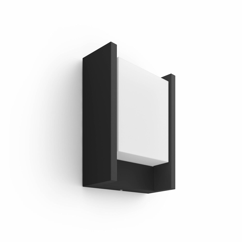 Philips Hue White Fuzo Außenwandleuchte LED Schwarz, 1-flammig main product photo