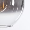 Koyoto Hängeleuchte Glas 30 cm Klar, Rauchfarben, 1-flammig