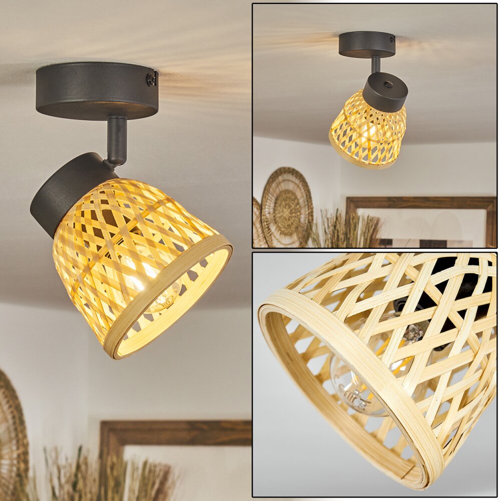 Rombarral Deckenleuchte Schwarz, 1-flammig main product photo