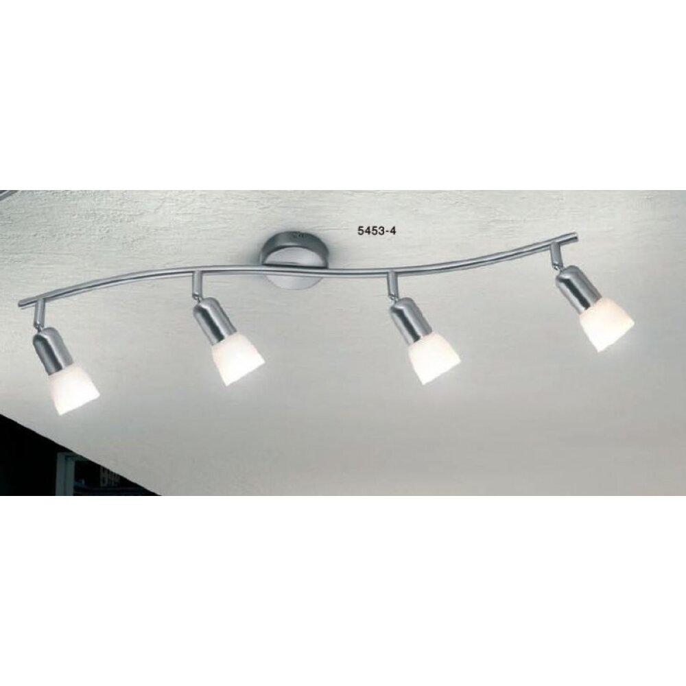 Globo CATHY Strahler Edelstahl, Nickel-Matt, 4-flammig main product photo