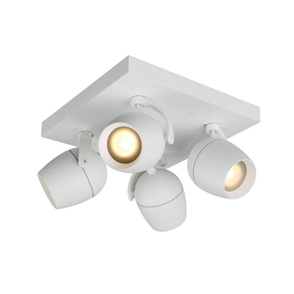 Lucide PRESTON Deckenleuchte Weiß, 4-flammig main product photo