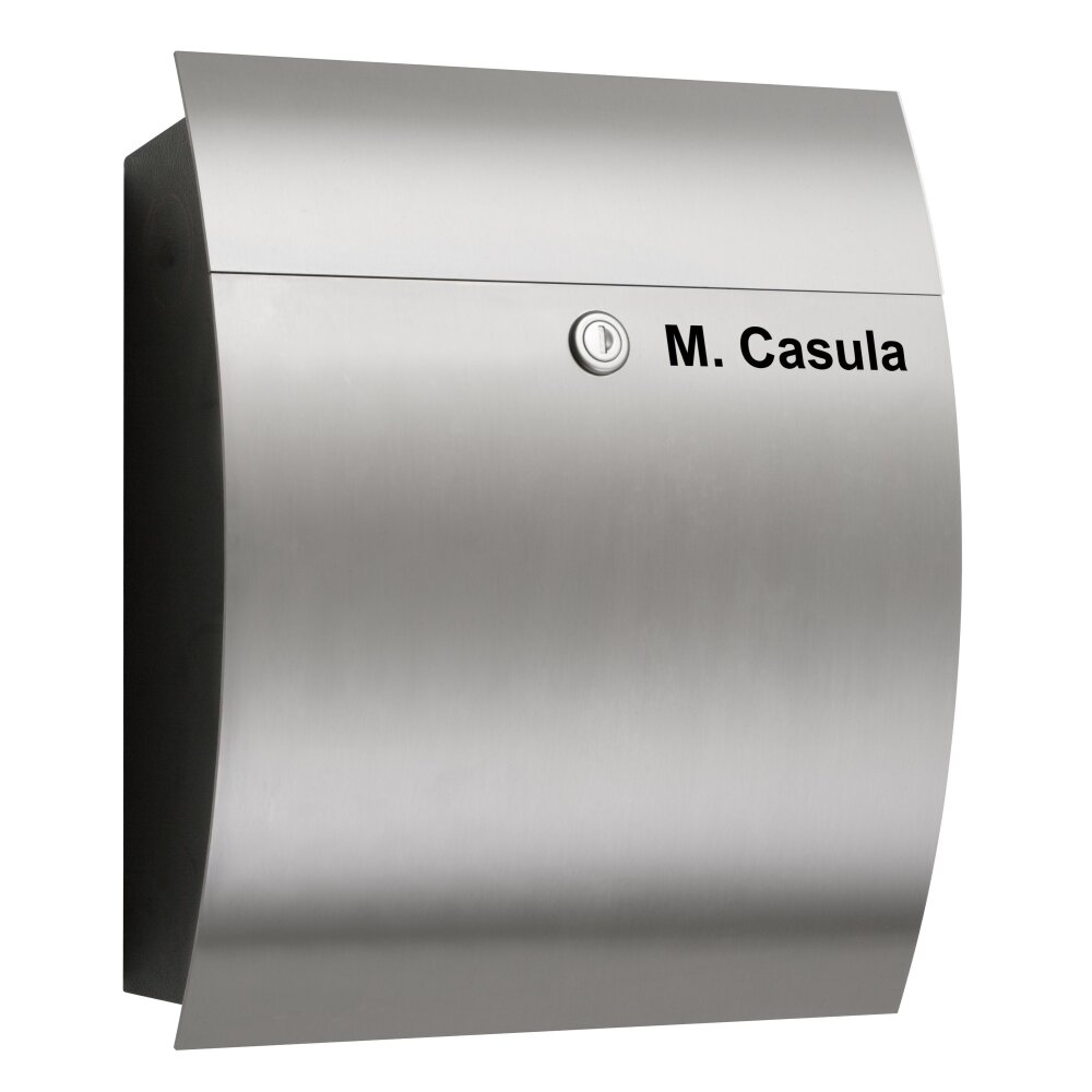 CMD Briefkasten mit Gravur Edelstahl main product photo