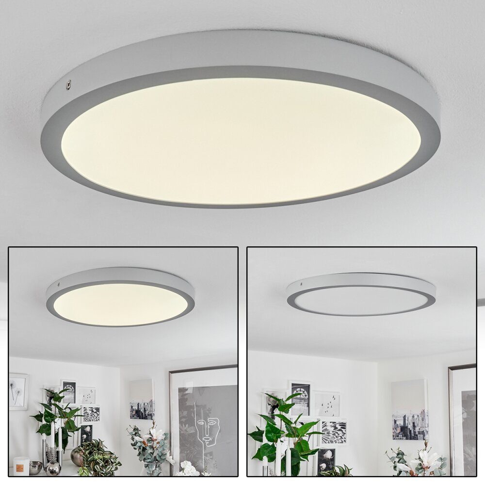 Finsrud Deckenpanel LED Silber, 1-flammig main product photo