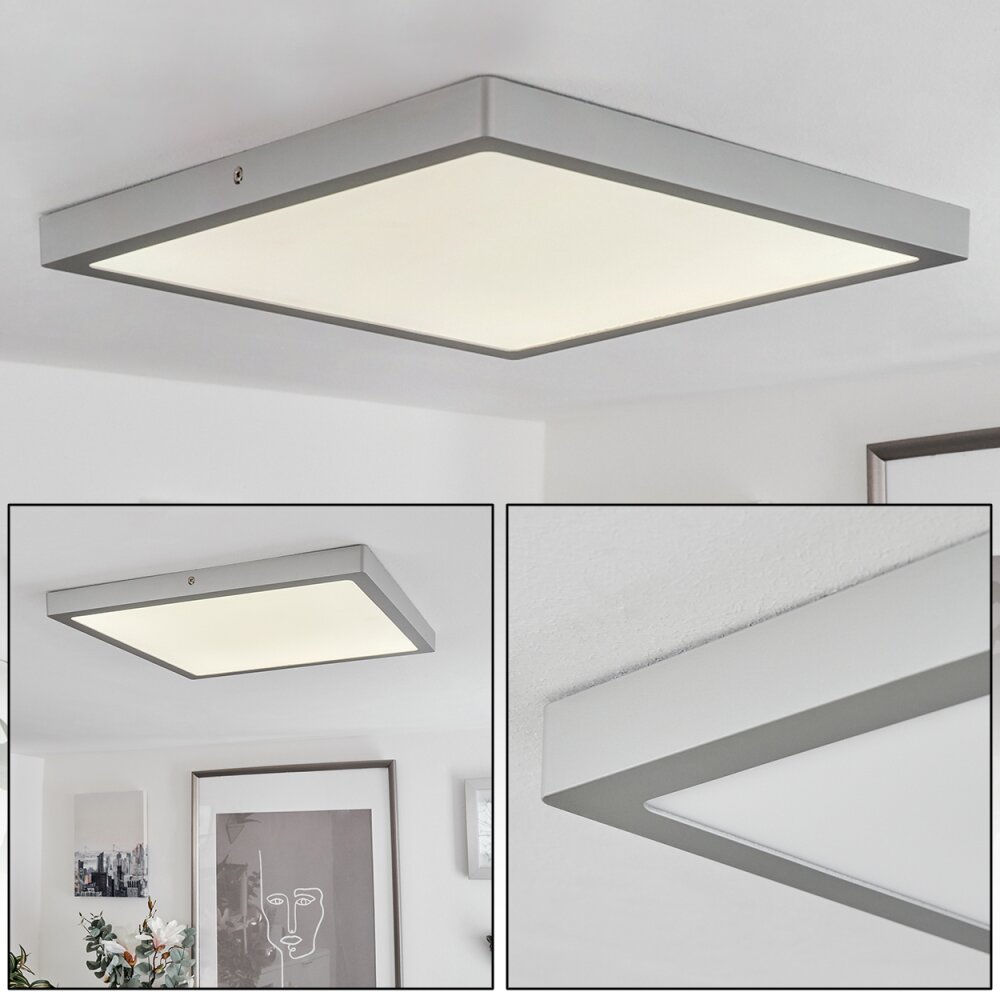 Finsrud Deckenpanel LED Silber, 1-flammig main product photo