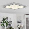 Finsrud Deckenpanel LED Silber, 1-flammig