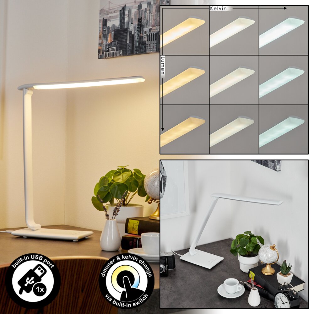 Chozendo Tischleuchte LED Weiß, 1-flammig main product photo