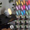 iDual Lilas Tischleuchte LED Silber, 1-flammig, Farbwechsler