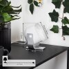 iDual Lilas Tischleuchte LED Silber, 1-flammig, Farbwechsler