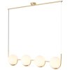 Brilliant Glint Pendelleuchte Gold, 4-flammig