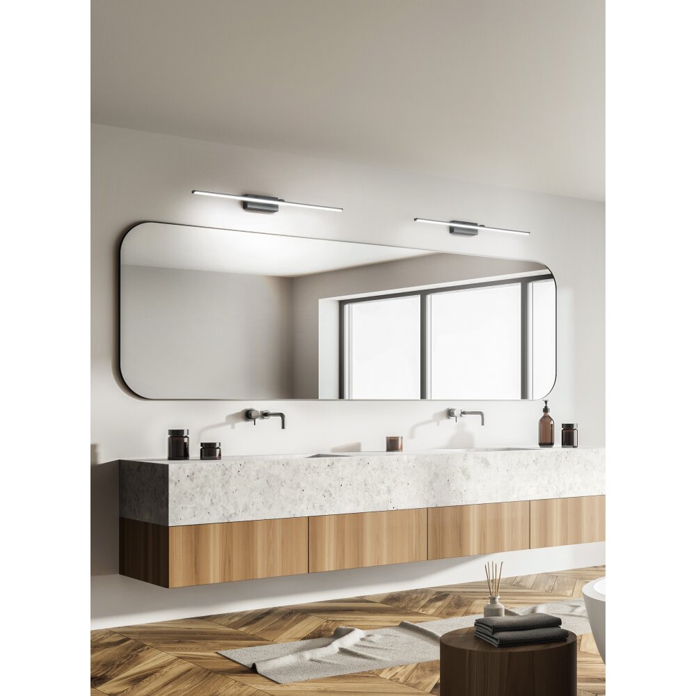 Fabas Luce Nala Spiegelleuchte LED Chrom, 1-flammig main product photo