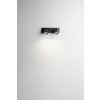 Fabas Luce Modo Wandleuchte Schwarz, 2-flammig