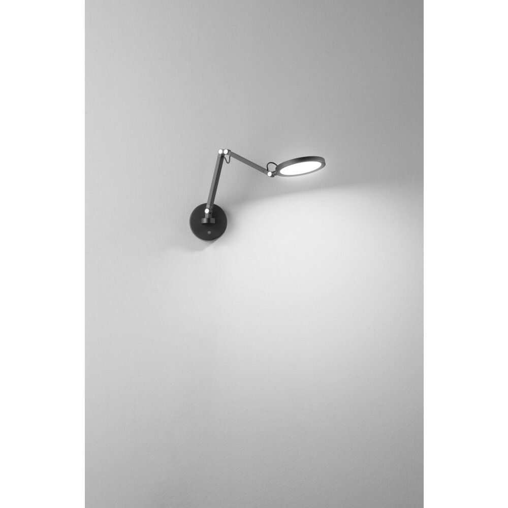 Fabas Luce Regina Wandleuchte LED Schwarz, 1-flammig main product photo