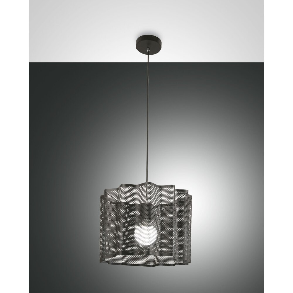 Fabas Luce Glicine Pendelleuchte Schwarz, 1-flammig main product photo