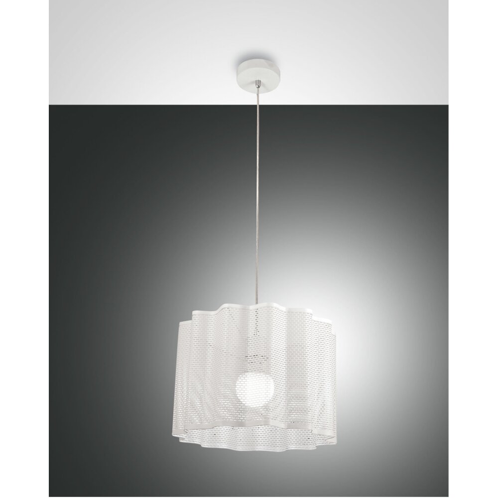 Fabas Luce Glicine Pendelleuchte Weiß, 1-flammig main product photo