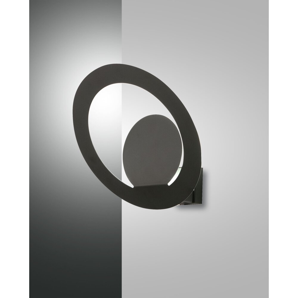 Fabas Luce Hector Wandleuchte LED Schwarz, 1-flammig main product photo