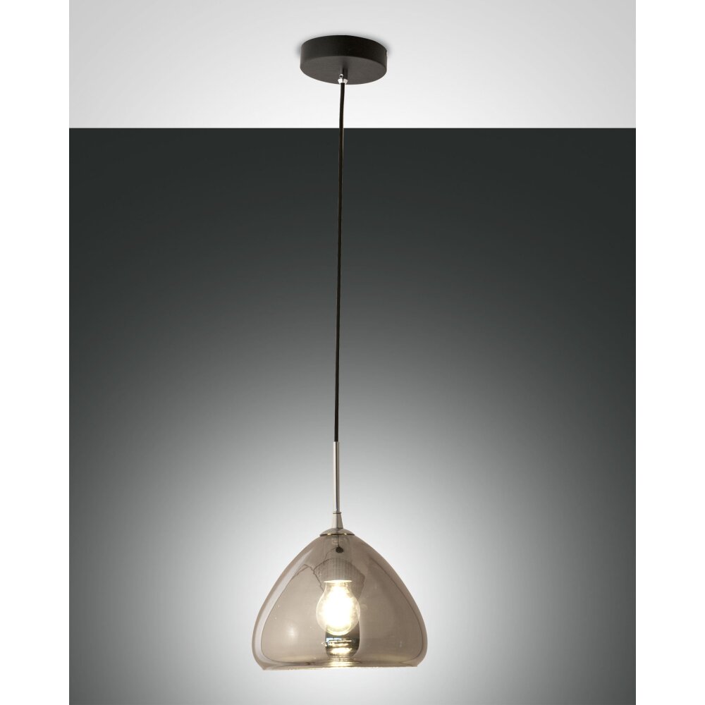 Fabas Luce Glow Pendelleuchte Schwarz, 1-flammig main product photo