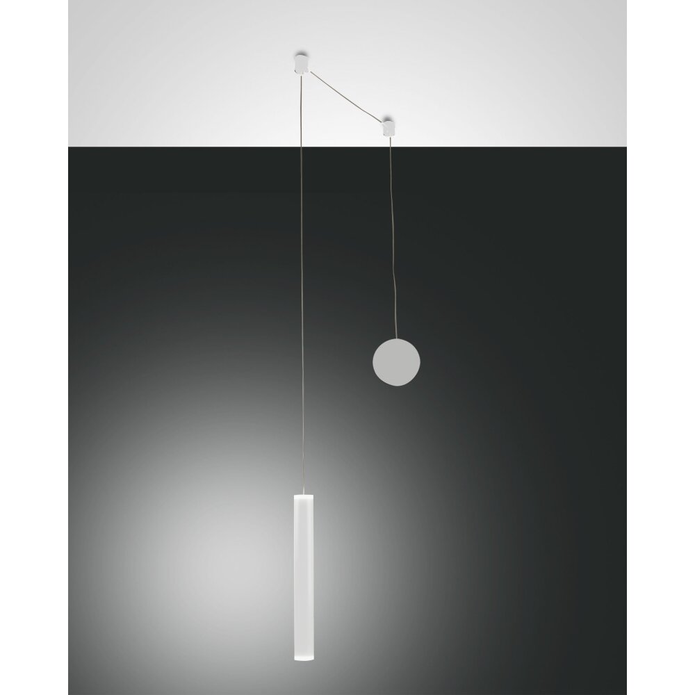 Fabas Luce Prado Pendelleuchte LED Weiß, 1-flammig main product photo
