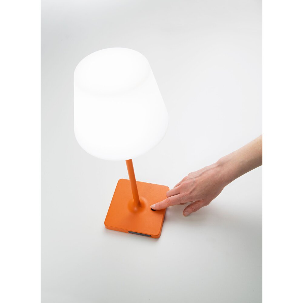 Fabas Luce Adam Außentischleuchte LED Orange, 1-flammig main product photo