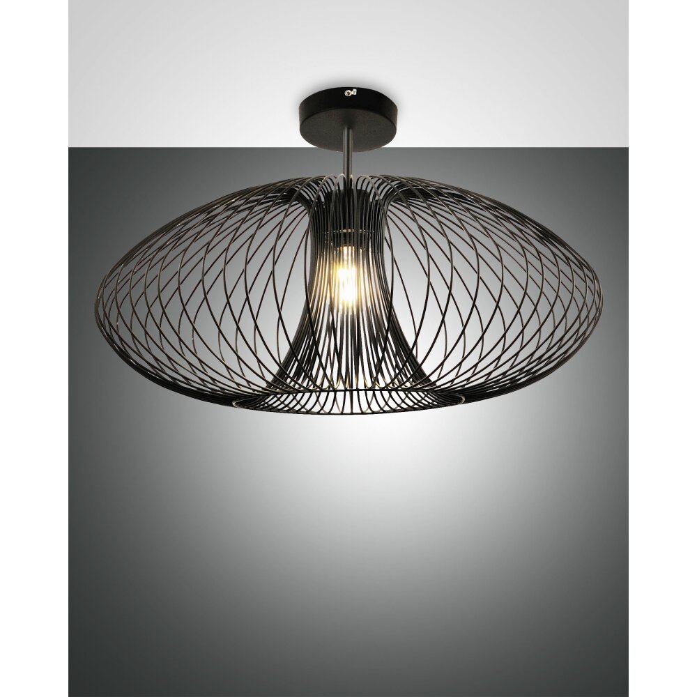 Fabas Luce Fassa Deckenleuchte Schwarz, 1-flammig main product photo