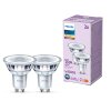 Philips Classic 2er Set LED GU10 3,5 Watt 2700 Kelvin 255 Lumen