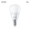 Philips Classic 6er Set LED E14 4,9 Watt 2700 Kelvin 470 Lumen